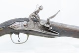 1700s ENGRAVED and CARVED Antique EUROPEAN Flintlock HORSE/HOLSTER Pistol
With SILVER ESCUTCHEON & BRASS Hardware - 4 of 17