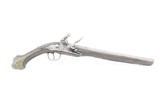 1700s ENGRAVED and CARVED Antique EUROPEAN Flintlock HORSE/HOLSTER Pistol
With SILVER ESCUTCHEON & BRASS Hardware - 2 of 17