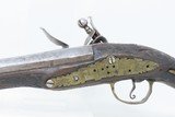 1700s ENGRAVED and CARVED Antique EUROPEAN Flintlock HORSE/HOLSTER Pistol
With SILVER ESCUTCHEON & BRASS Hardware - 16 of 17