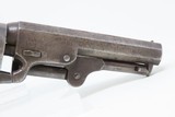 CIVIL WAR Antique COLT Model 1849 POCKET .31 Caliber PERCUSSION RevolverHandy WILD WEST SIX-SHOOTER Made In 1862 - 18 of 18