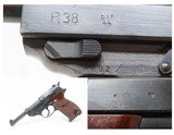 MAUSER World War II Marked “byf 44” Code 9x19mm C&R P.38 Pistol E/L Police
Third Reich Semi-Auto Designed to Replace the Luger P.08 - 1 of 21