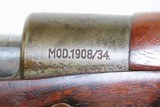 CZ BRAZILIAN Contract Model 1908/34 7mm Cal. C&R Bolt Action POLICE CARBINE Manufactured at Zbrojovka Brno, Czechoslovakia - 6 of 19