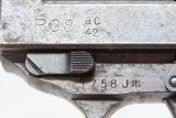 World War II WALTHER "ac/42" Code P.38 GERMAN MILITARY Semi-Auto C&R Pistol 9mm Semi-Auto Pistol from the Third Reich with HOLSTER! - 10 of 23
