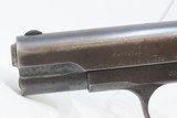 COLT Model 1908 POCKET HAMMERLESS .380 ACP Cal. Semi-Automatic C&R PISTOL
WORLD WAR I Era Self Defense Pistol - 5 of 19