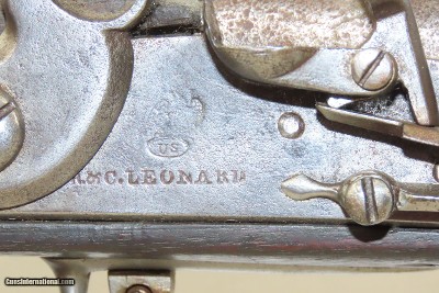 WAR of 1812 Antique U.S. R&C LEONARD Contract Model 1808 FLINTLOCK MusketWAR OF 1812 Dated; 1 of only 5,000 Made - Image 8 of 22