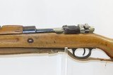 SPANISH La CORUNA Model 43 8mm Cal. Bolt Action C&R Military MAUSER Rifle
1949 Dated w/ BAYONET, SCABBARD, & SLING - 17 of 21