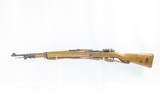 SPANISH La CORUNA Model 43 8mm Cal. Bolt Action C&R Military MAUSER Rifle
1949 Dated w/ BAYONET, SCABBARD, & SLING - 15 of 21