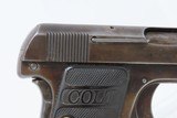 1915 Production COLT Model 1908 .25 ACP Semi-Auto “VEST POCKET” Pistol C&RColt’s Smallest Semi-Auto, Made in 1915 - 15 of 16