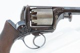 ENGRAVED Antique DANDOY Mfg. ADAMS Patent Percussion REVOLVER LePAGE FRERE of PARIS Marked DOUBLE ACTION Revolver - 22 of 22