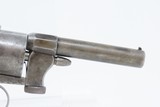 ENGRAVED Antique MARIETTE Brevete LIEGE PROOFED 7.65mm PINFIRE Revolver Mid-19th European Sidearm with EBONY GRIP - 20 of 20