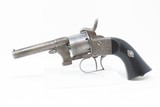 ENGRAVED Antique MARIETTE Brevete LIEGE PROOFED 7.65mm PINFIRE Revolver Mid-19th European Sidearm with EBONY GRIP - 2 of 20