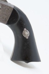 ENGRAVED Antique MARIETTE Brevete LIEGE PROOFED 7.65mm PINFIRE Revolver Mid-19th European Sidearm with EBONY GRIP - 3 of 20