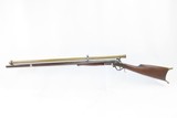 Antique Single Shot MASS. ARMS Co. MAYNARD .36 Cal CF TARGET/SPORTING Rifle REMINGTON MARKED w/ Swiss Butt Plate & SCOPE - 2 of 17