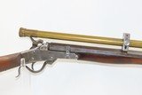 Antique Single Shot MASS. ARMS Co. MAYNARD .36 Cal CF TARGET/SPORTING Rifle REMINGTON MARKED w/ Swiss Butt Plate & SCOPE - 14 of 17