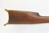 Antique Single Shot MASS. ARMS Co. MAYNARD .36 Cal CF TARGET/SPORTING Rifle REMINGTON MARKED w/ Swiss Butt Plate & SCOPE - 13 of 17