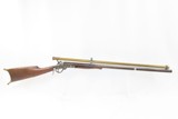 Antique Single Shot MASS. ARMS Co. MAYNARD .36 Cal CF TARGET/SPORTING Rifle REMINGTON MARKED w/ Swiss Butt Plate & SCOPE - 12 of 17