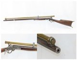 Antique Single Shot MASS. ARMS Co. MAYNARD .36 Cal CF TARGET/SPORTING Rifle REMINGTON MARKED w/ Swiss Butt Plate & SCOPE - 1 of 17