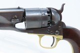 1862 CIVIL WAR Antique COLT Model 1860 ARMY FOUR SCREW .44 Caliber Revolver SCARCE, Earlier 4-SCREW Revolver - 4 of 21