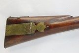 NEW ENGLAND Antique Full Stock FLINTLOCK American LONG RIFLE .575 Caliber
Early 19th Century HUNTING/HOMESTEAD Rifle - 3 of 17