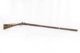 NEW ENGLAND Antique Full Stock FLINTLOCK American LONG RIFLE .575 Caliber
Early 19th Century HUNTING/HOMESTEAD Rifle - 2 of 17