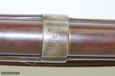 Antique WHITNEY MASSACHUSETTS Contract Model 1812 PERC. Conversion MUSKET1 of 400 STATE of MASSACHUSETTS MILITIA Muskets - Image 9 of 21