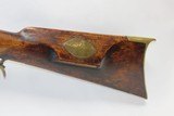 Antique BACK ACTION Half Stock AMERICAN Percussion .36 Caliber Long RifleKentucky Style Long Rifle Made Circa 1850! - 15 of 19