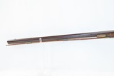 Antique BACK ACTION Half Stock AMERICAN Percussion .36 Caliber Long RifleKentucky Style Long Rifle Made Circa 1850! - 17 of 19
