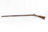 Antique BACK ACTION Half Stock AMERICAN Percussion .36 Caliber Long RifleKentucky Style Long Rifle Made Circa 1850! - 14 of 19