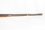 Antique BACK ACTION Half Stock AMERICAN Percussion .36 Caliber Long RifleKentucky Style Long Rifle Made Circa 1850! - 5 of 19
