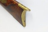 Antique BACK ACTION Half Stock AMERICAN Percussion .36 Caliber Long RifleKentucky Style Long Rifle Made Circa 1850! - 19 of 19