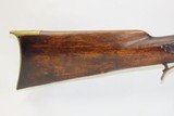 Antique BACK ACTION Half Stock AMERICAN Percussion .36 Caliber Long RifleKentucky Style Long Rifle Made Circa 1850! - 3 of 19