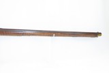 Antique HEAVY BARREL Full Stock Percussion AMERICAN Long Rifle .45 CaliberCirca 1840/50s Long Rifle with a “J. GOLCHER” Lock - 5 of 19