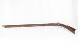 Antique HEAVY BARREL Full Stock Percussion AMERICAN Long Rifle .45 CaliberCirca 1840/50s Long Rifle with a “J. GOLCHER” Lock - 14 of 19