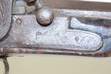 Antique HEAVY BARREL Full Stock Percussion AMERICAN Long Rifle .45 CaliberCirca 1840/50s Long Rifle with a “J. GOLCHER” Lock - 6 of 19