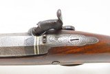 ENGLISH .61 Caliber “MANSTOPPER” PERCUSSION Belt Pistol Attractive ENGRAVED English Officer’s Pistol - 9 of 17