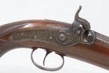 ENGLISH .61 Caliber “MANSTOPPER” PERCUSSION Belt Pistol Attractive ENGRAVED English Officer’s Pistol - 4 of 17