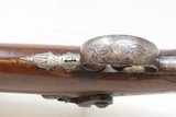 ENGLISH .61 Caliber “MANSTOPPER” PERCUSSION Belt Pistol Attractive ENGRAVED English Officer’s Pistol - 12 of 17