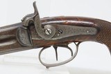ENGRAVED Antique Italian MICHELONI Superposed .54 Caliber PERCUSSION Pistol BRESCIA Manufactured Mid-1800s OVER/UNDER Pistol - 4 of 20
