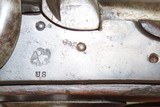 CONFEDERATE SPRINGFIELD Model 1816 “BRAZED BOLSTER” Conversion MUSKET c1818 Civil War Period Update of a Flintlock Musket - 8 of 21