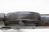 Early 1800s Antique H. NOCK Over/Under FLINTLOCK Pistol w/ FOLDING BAYONETDOUBLE BARREL Boxlock Pistol and POWDER TESTER - 14 of 25