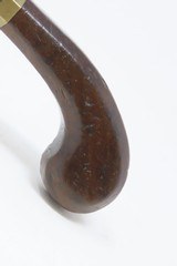 Early 1800s Antique H. NOCK Over/Under FLINTLOCK Pistol w/ FOLDING BAYONETDOUBLE BARREL Boxlock Pistol and POWDER TESTER - 23 of 25