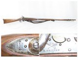 Antique WHITNEY ARMS Model 1816 .69 Caliber c1851 Rare CONVERSION Musket
1833 Dated Massachusetts Contract Musket with Sling