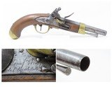 NAPOLEONIC Era French CHARLEVILLE Model An XIII Flintlock MILITARY PistolNapoleonic Wars Cavalry Pistol - 1 of 21