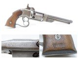 CIVIL WAR Antique SAVAGE .36 Caliber NAVY Percussion SINGLE ACTION Revolver Unique Early 1860s Two-Trigger Revolver - 1 of 19