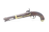 1851 HENRY ASTON US Contract Model 1842 DRAGOON .54 Cal. Smoothbore PistolAntebellum Percussion U.S. Military Contract Pistol - 16 of 19