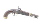 1851 HENRY ASTON US Contract Model 1842 DRAGOON .54 Cal. Smoothbore PistolAntebellum Percussion U.S. Military Contract Pistol - 2 of 19