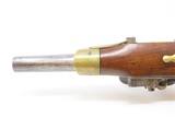 NAPOLEONIC Era French CHARLEVILLE Model An XIII Flintlock MILITARY PistolNapoleonic Wars Cavalry Pistol - 14 of 19