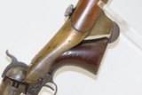 RARE Pre-CIVIL WAR Antique COLT Model 1851 NAVY “FOUR SCREW” Perc. Revolver Manufactured in 1857 with Replica Detachable SHOULDER STOCK - 4 of 21