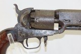RARE Pre-CIVIL WAR Antique COLT Model 1851 NAVY “FOUR SCREW” Perc. Revolver Manufactured in 1857 with Replica Detachable SHOULDER STOCK - 20 of 21