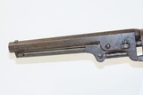 RARE Pre-CIVIL WAR Antique COLT Model 1851 NAVY “FOUR SCREW” Perc. Revolver Manufactured in 1857 with Replica Detachable SHOULDER STOCK - 6 of 21